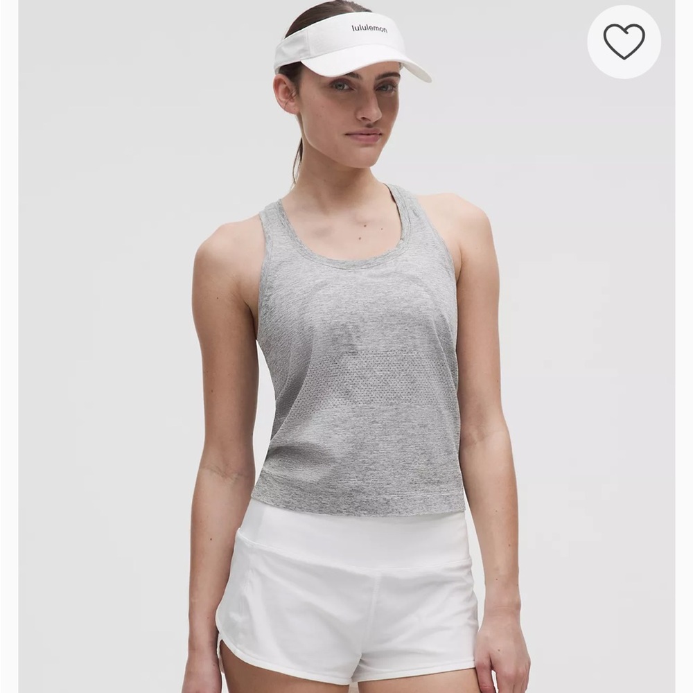 lululemon Swiftly Tech Racerback Tank Top 2.0
Waist Length color: Slate/White